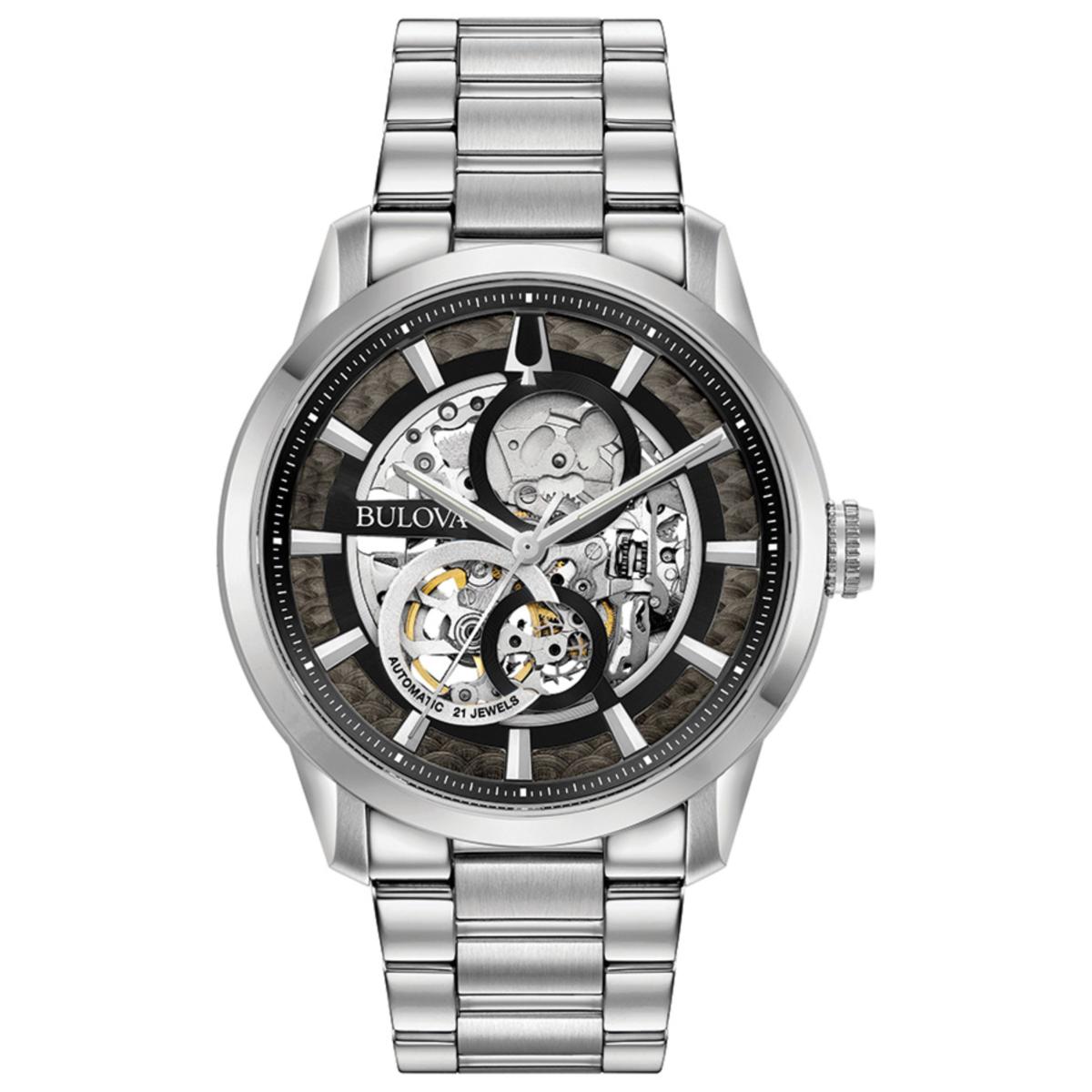 bulova see through watch