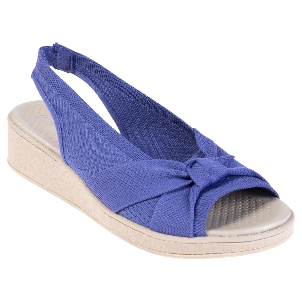 BZees Bell Machine Washable Slingback Wedge Sandal