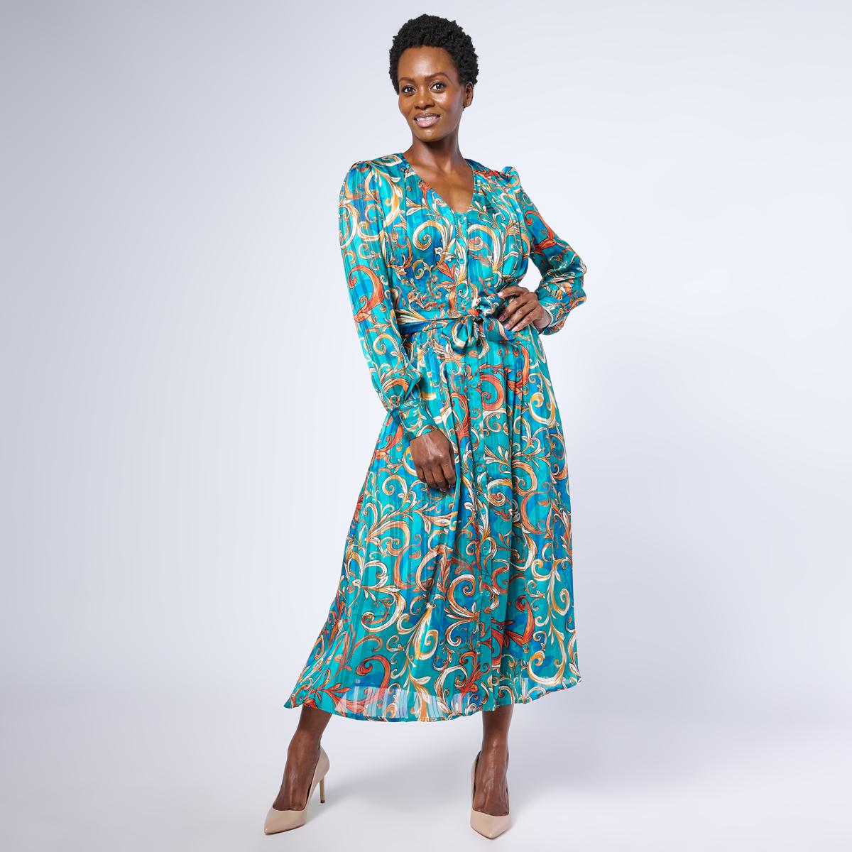 C Wonder by Christian Siriano Pintuck Chiffon Dress | HSN