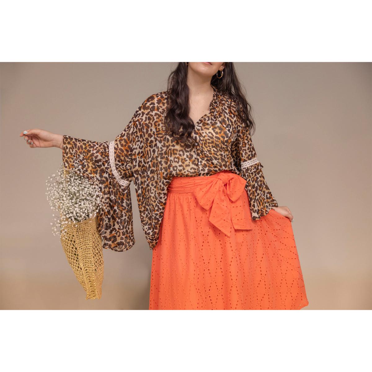 C Wonder Chiffon Drama Top | HSN