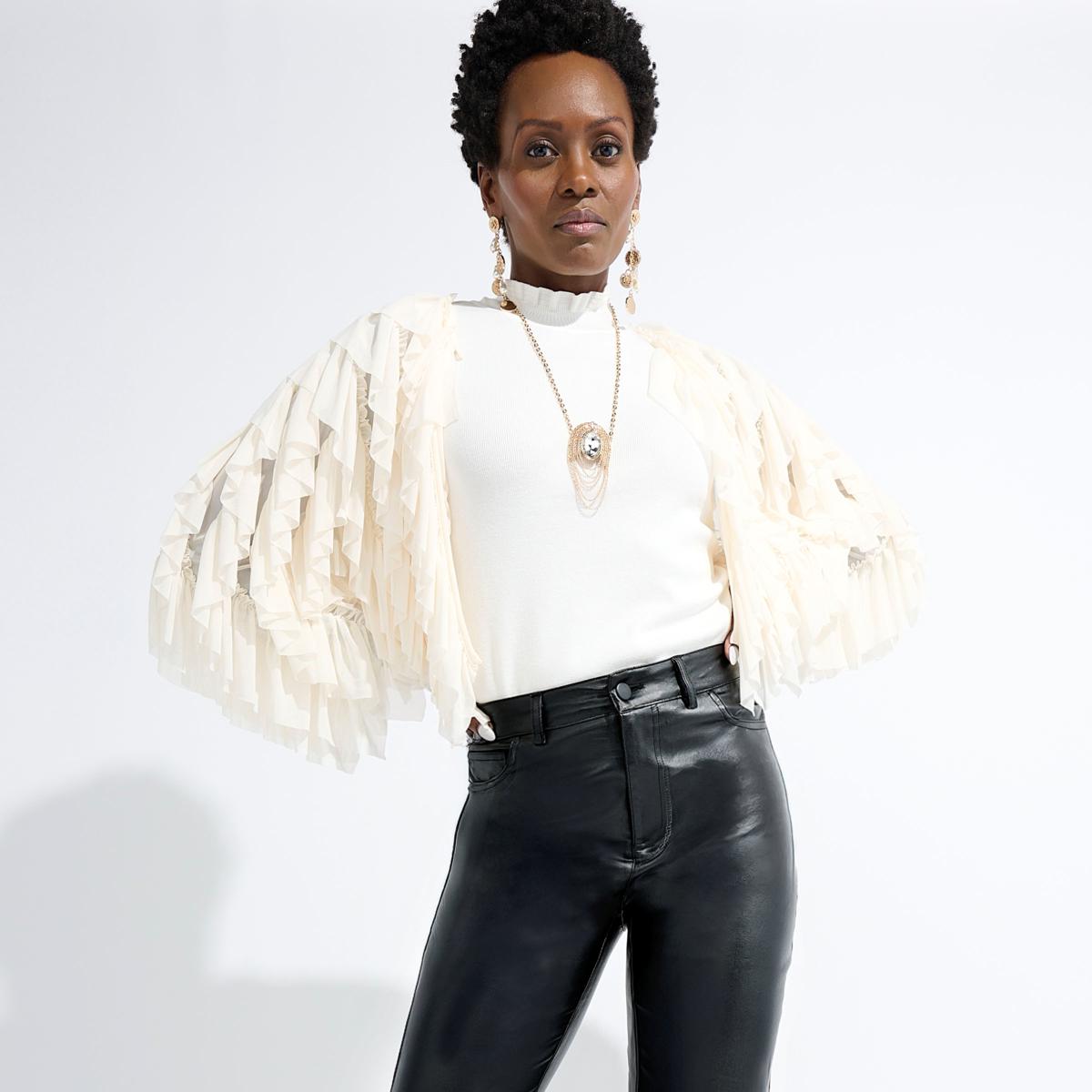 C Wonder Coated Bootcut Millenium Pant | HSN