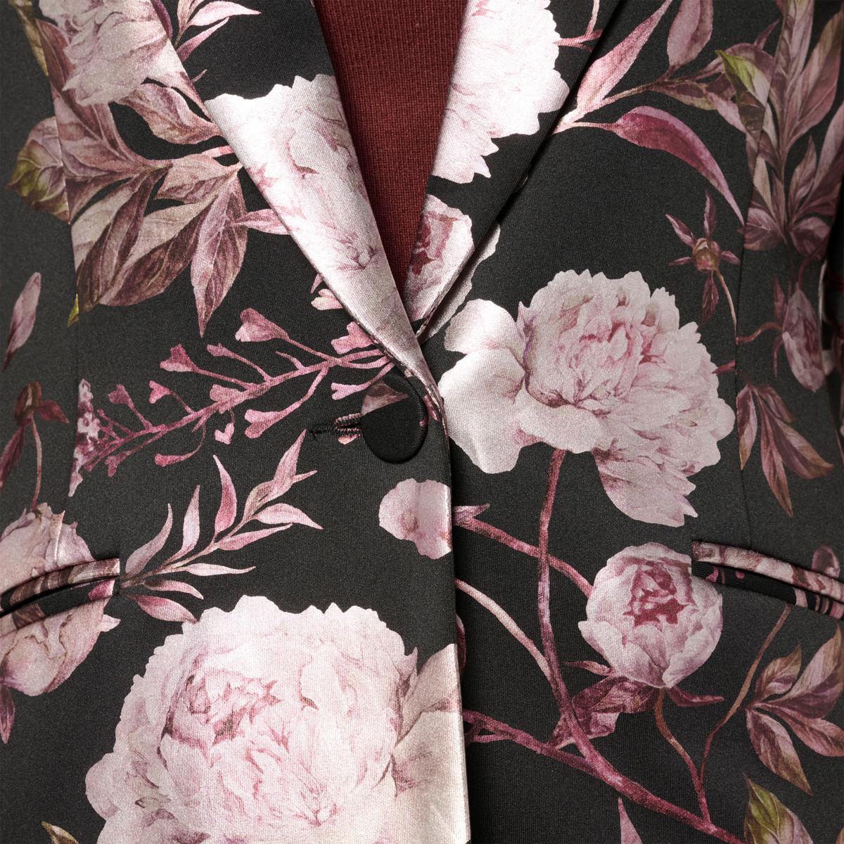 C Wonder Foil-Printed Scuba Knit Blazer | HSN