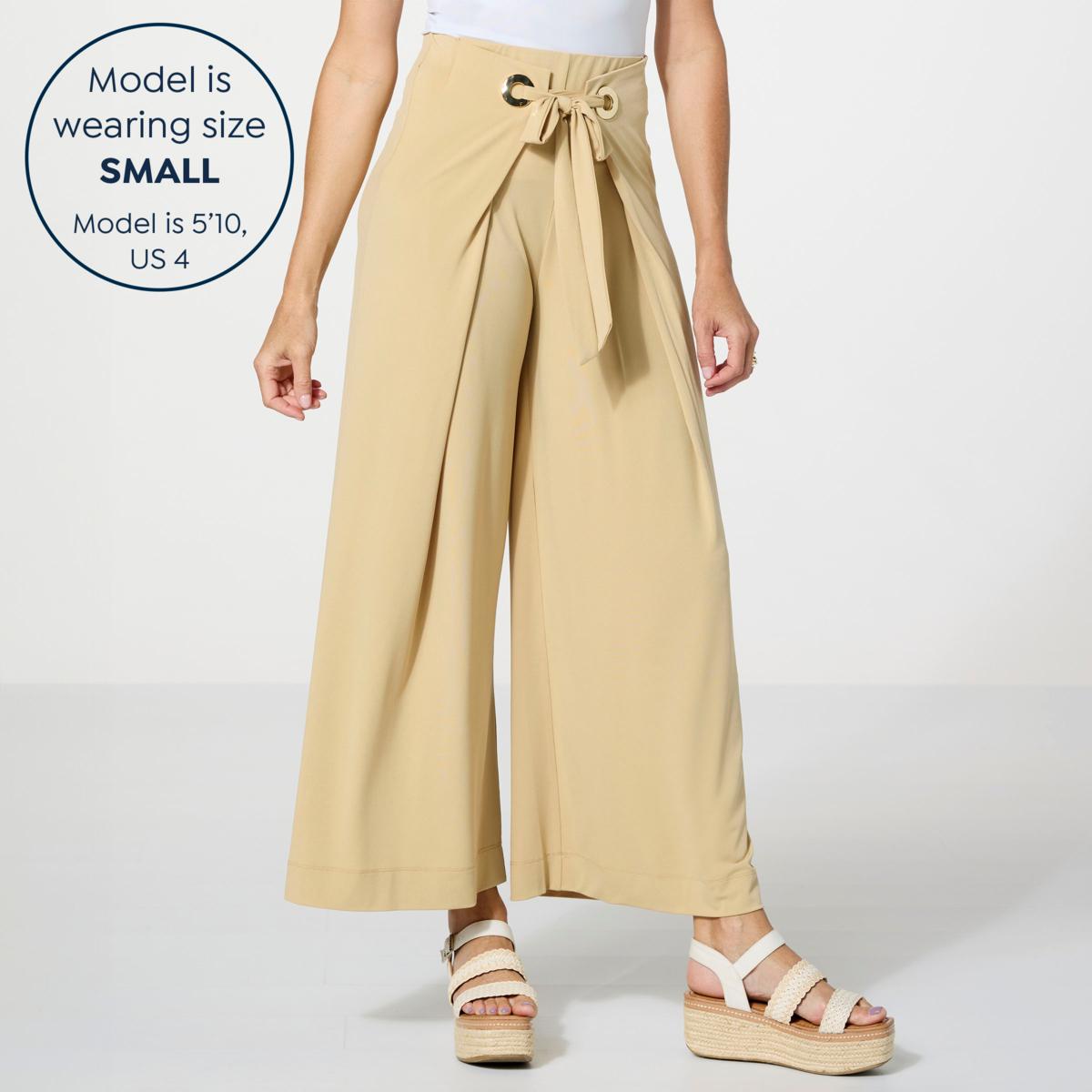 C Wonder Overlap Wrap Front Pant | HSN