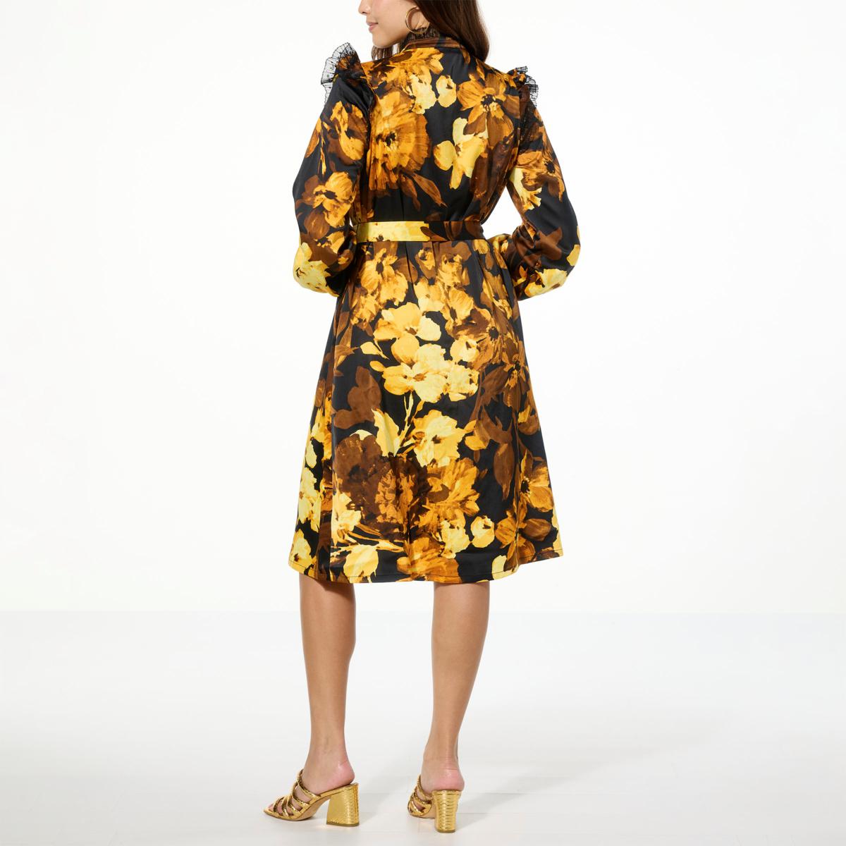 C Wonder Shirt Dress with Lace | HSN