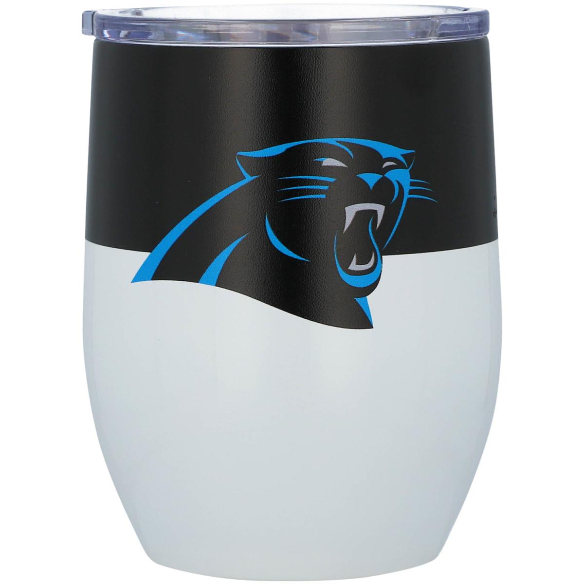 FOCO Carolina Panthers Colorblock Santa Hat