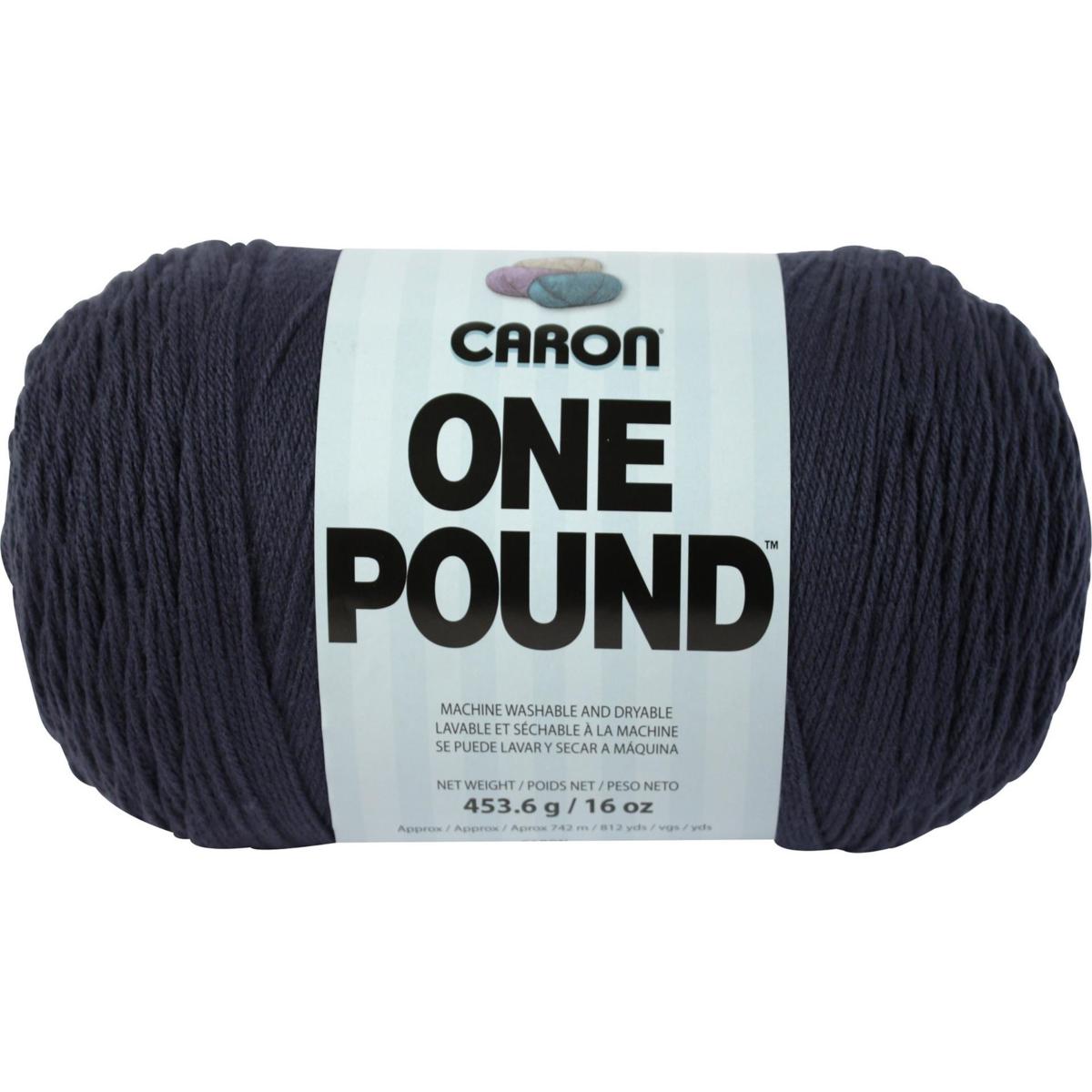 Caron One Pound Yarn (Black)