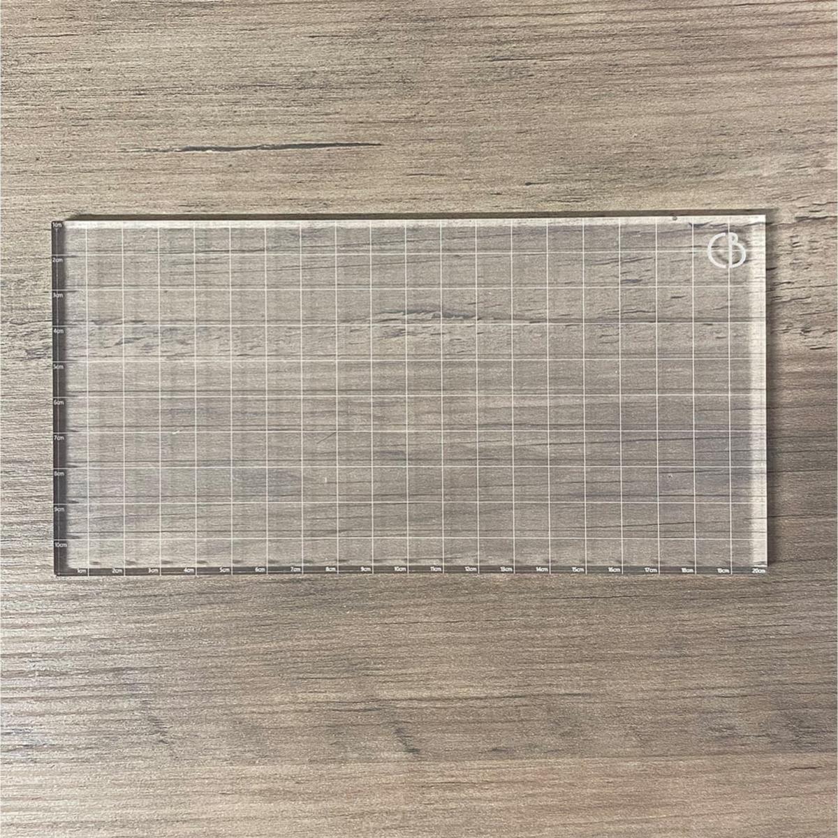 Ciao Bella Acrylic Block 10x20 cm with Grid Lines