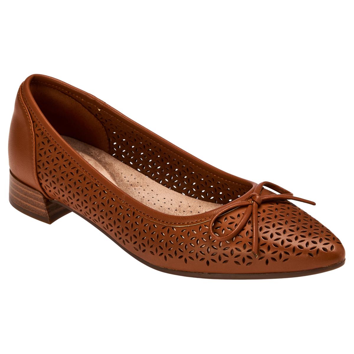 Clarks Collection Natalyn Step Slip-On Leather Dress Shoe | HSN