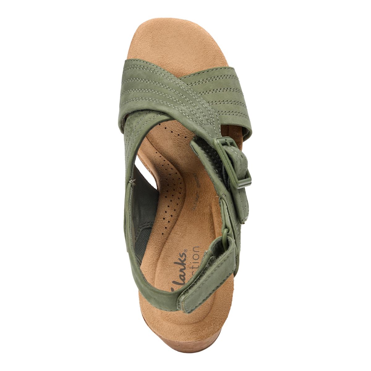 CLARKS ネリサ・ウェスト チェリーヌバック Clarks Collection Nerisa West Slingback Wedge Sandals