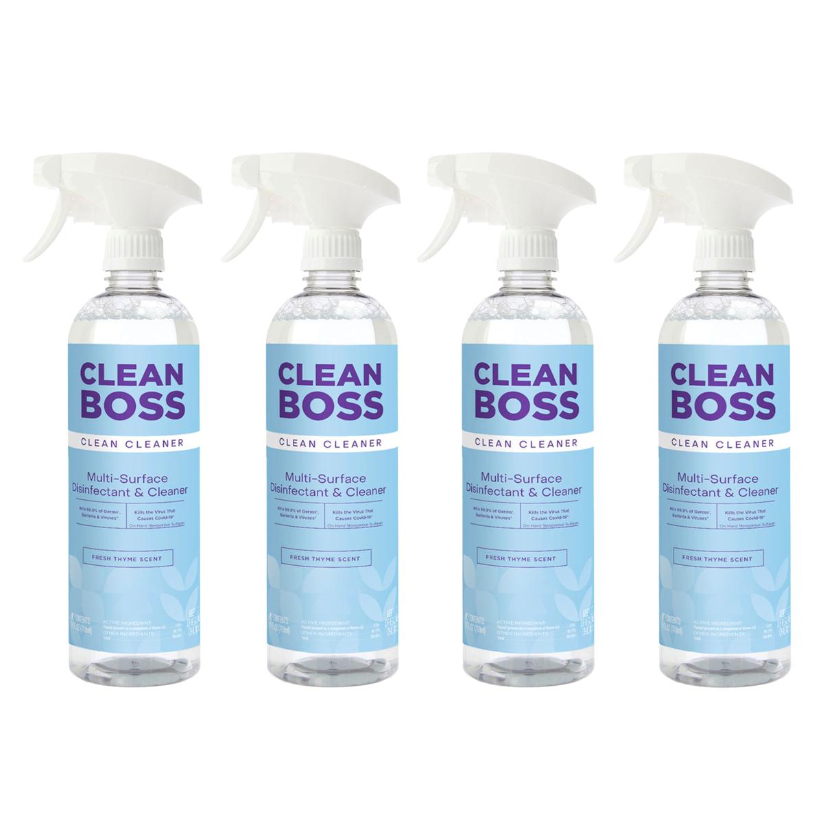 CleanBoss by Joy 4-pk Multi-Surface Disinfectant & Cleaner
