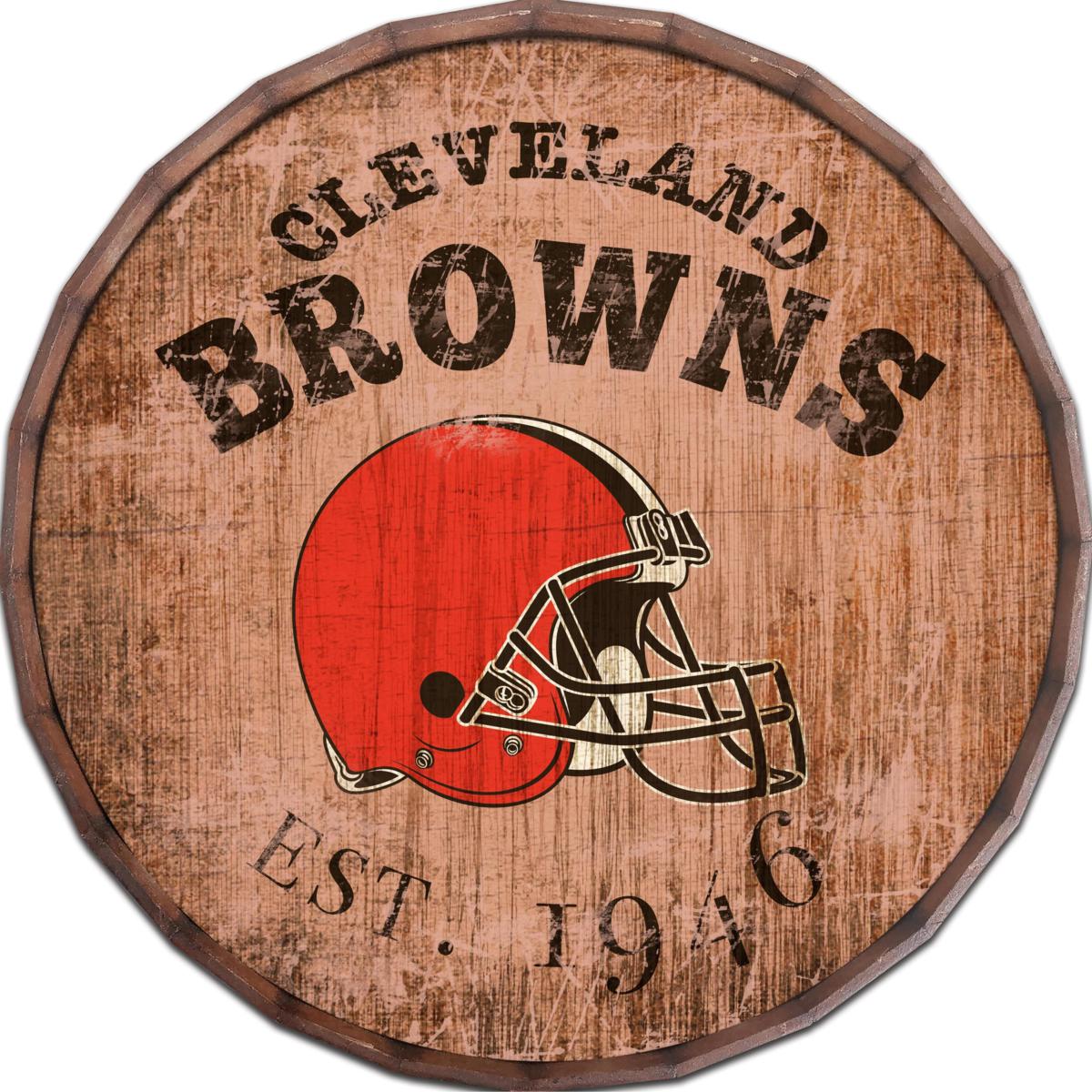 Cleveland Browns Established Date 24' Barrel Top