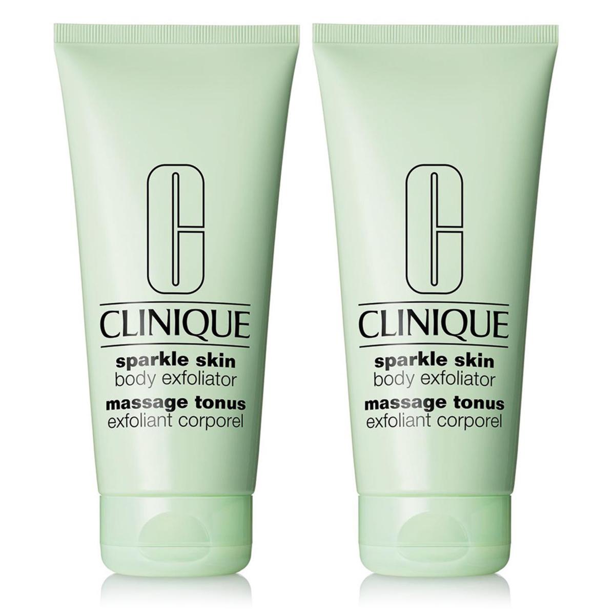 Clinique Sparkle Skin Body Exfoliator Duo 20430252 HSN