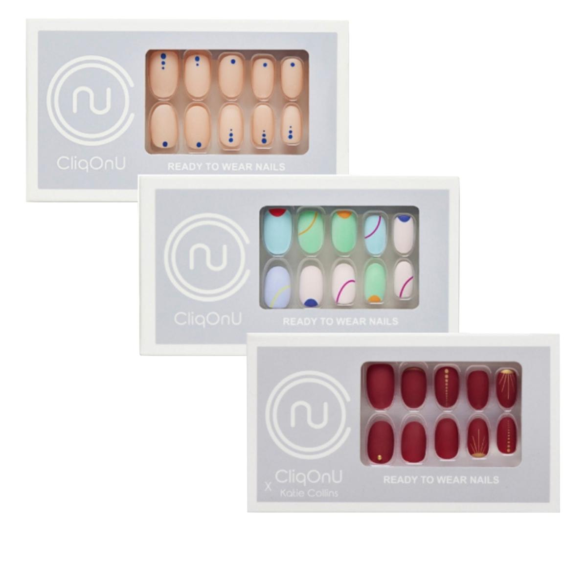 Classy set of 3 press offers on nails