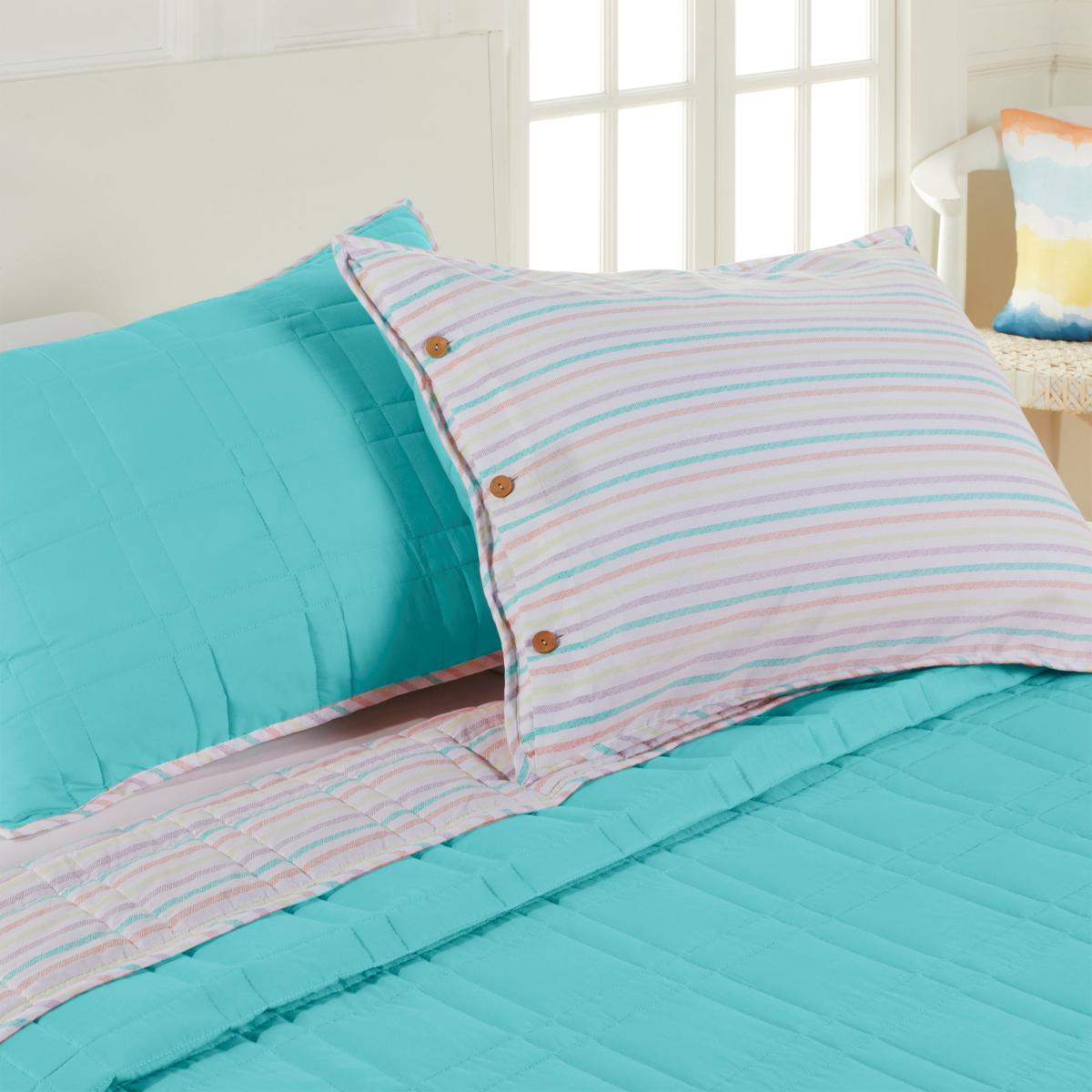 Clover by Jo Cotton Voile Pillow Sham 2pack 10089209 HSN