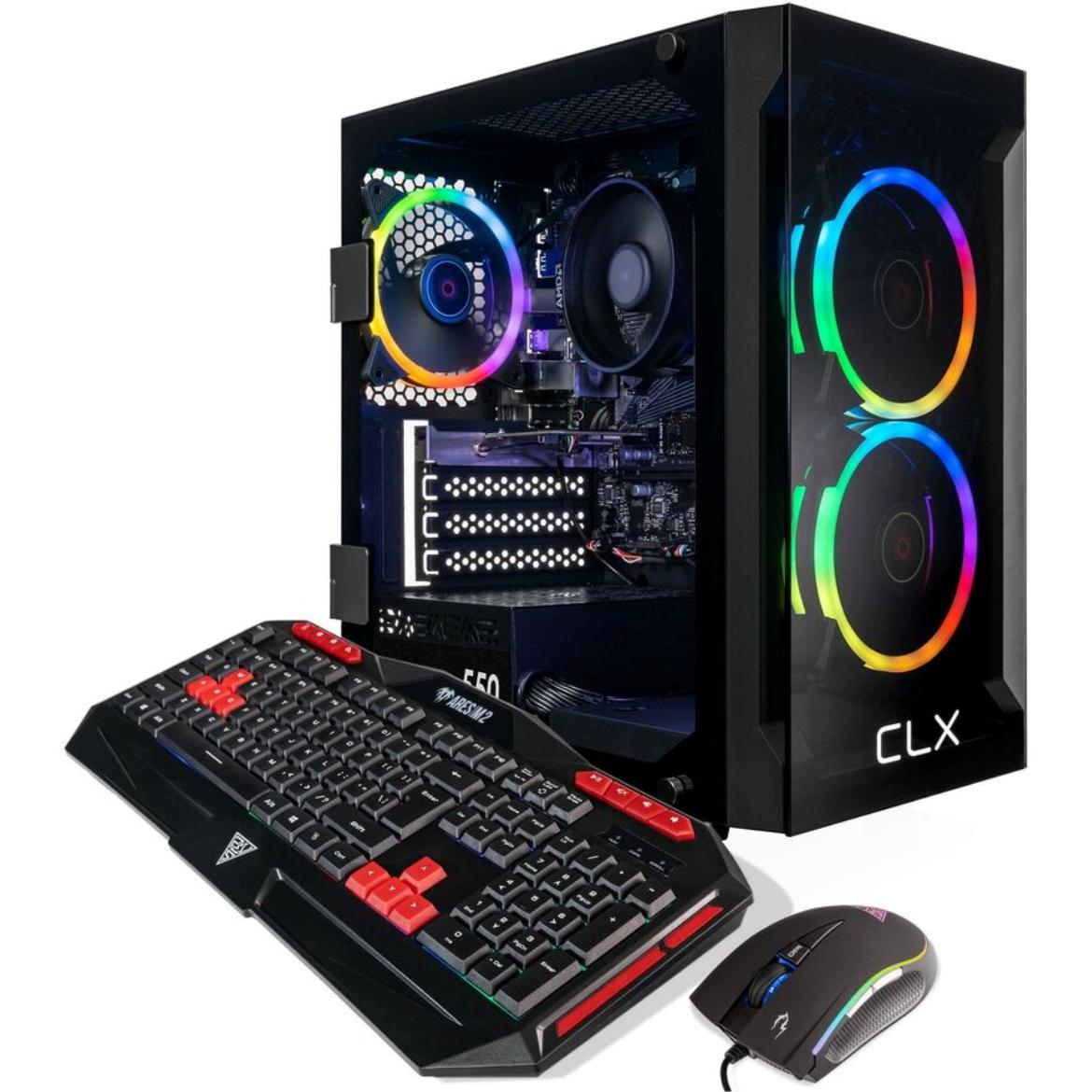 CLX SET Gaming Desktop R7 16GB, 1TB SSD 23336359 HSN