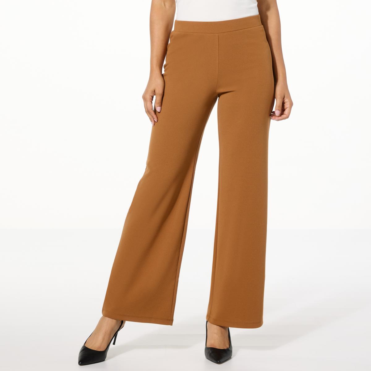 Bootcut fashion knit pants