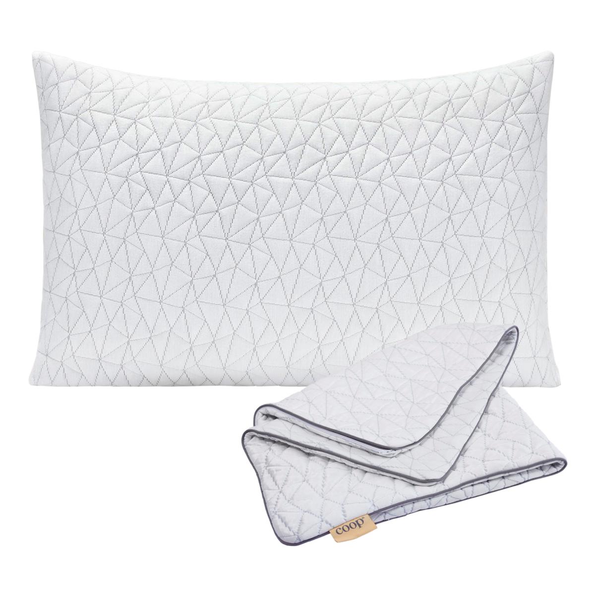 Coop Sleep Goods Adjustable King Pillow and Coolside Cover 22491007 HSN