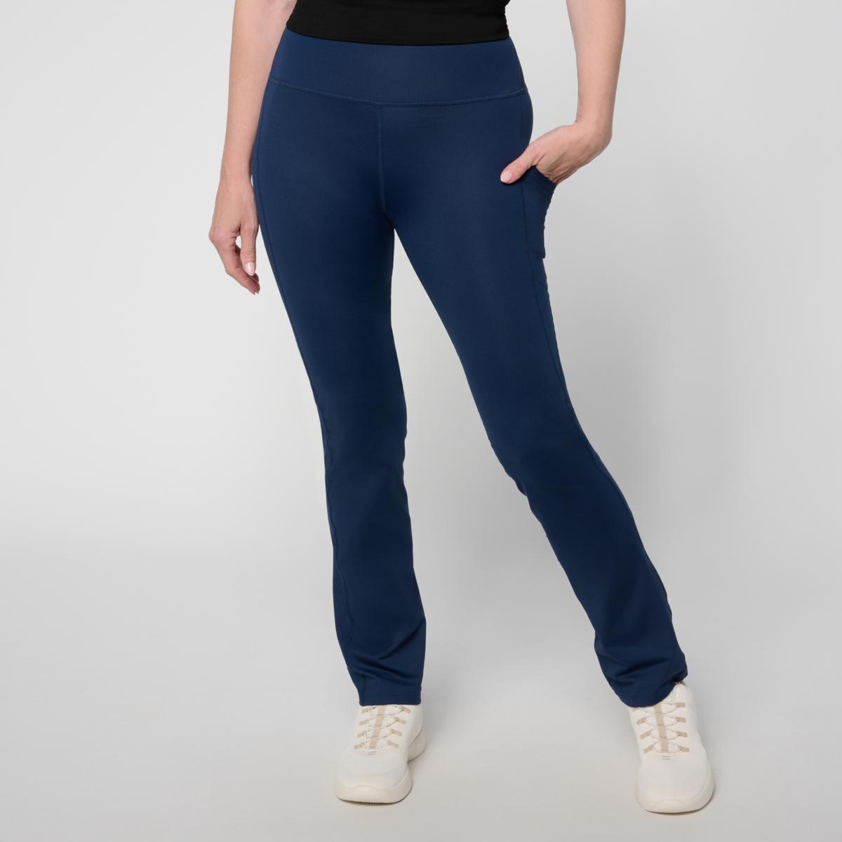 thumbnail image 2 of Tommie Copper Women's Lower Back Support Capri Leggings – Cobalt Blue, Nylon/Spandex 2 of 4