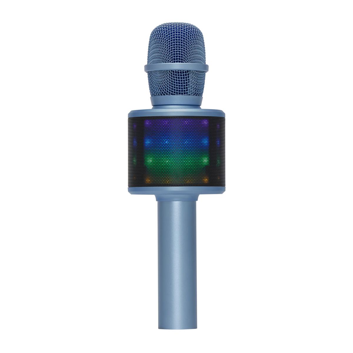 Core Innovations Wireless Bluetooth Karaoke Microphone with LED Lights ...