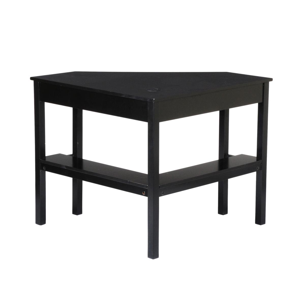 Corner Computer Desk - Black Finish