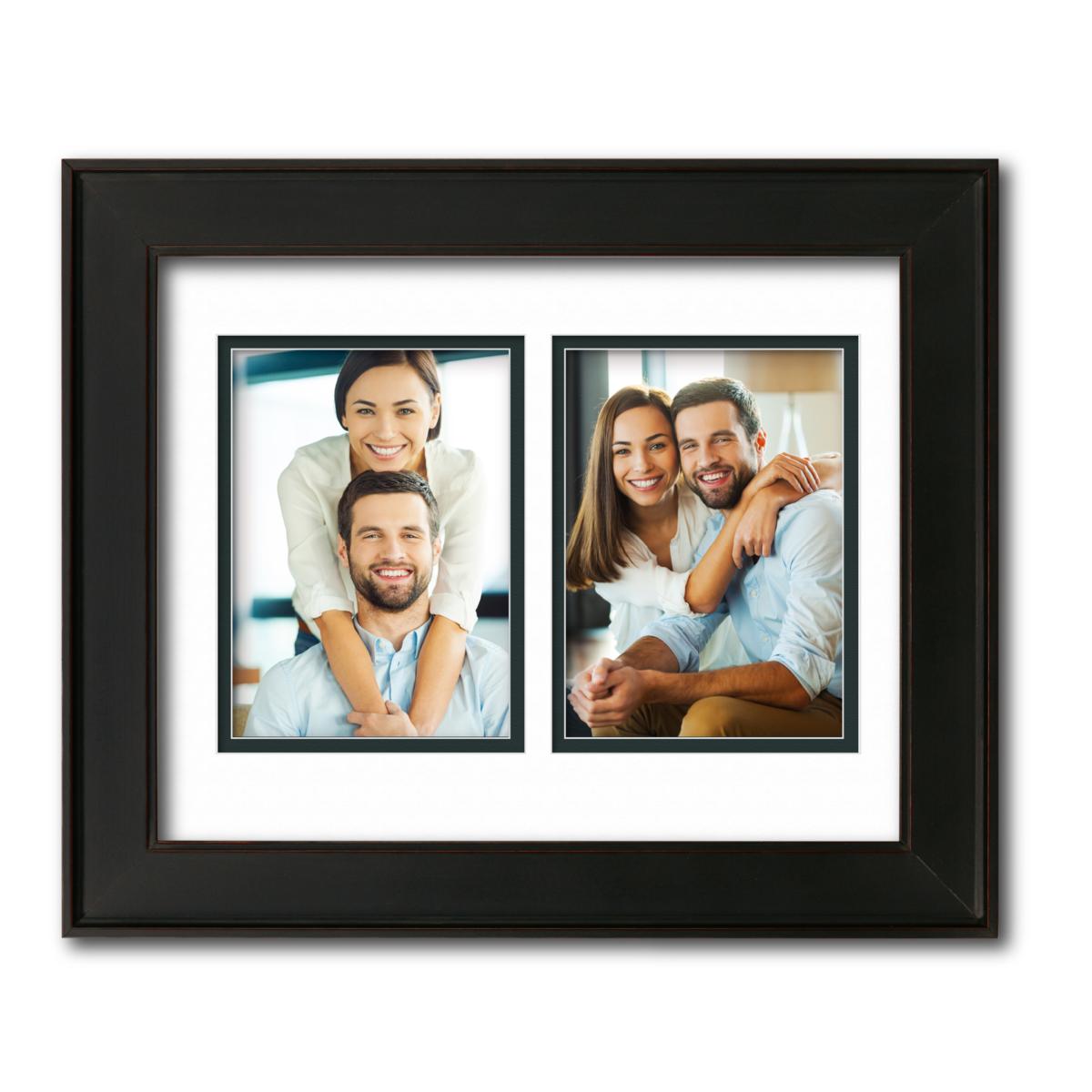 Hastings Home Wall Picture Collage with 3 Hanging Hooks - Brown