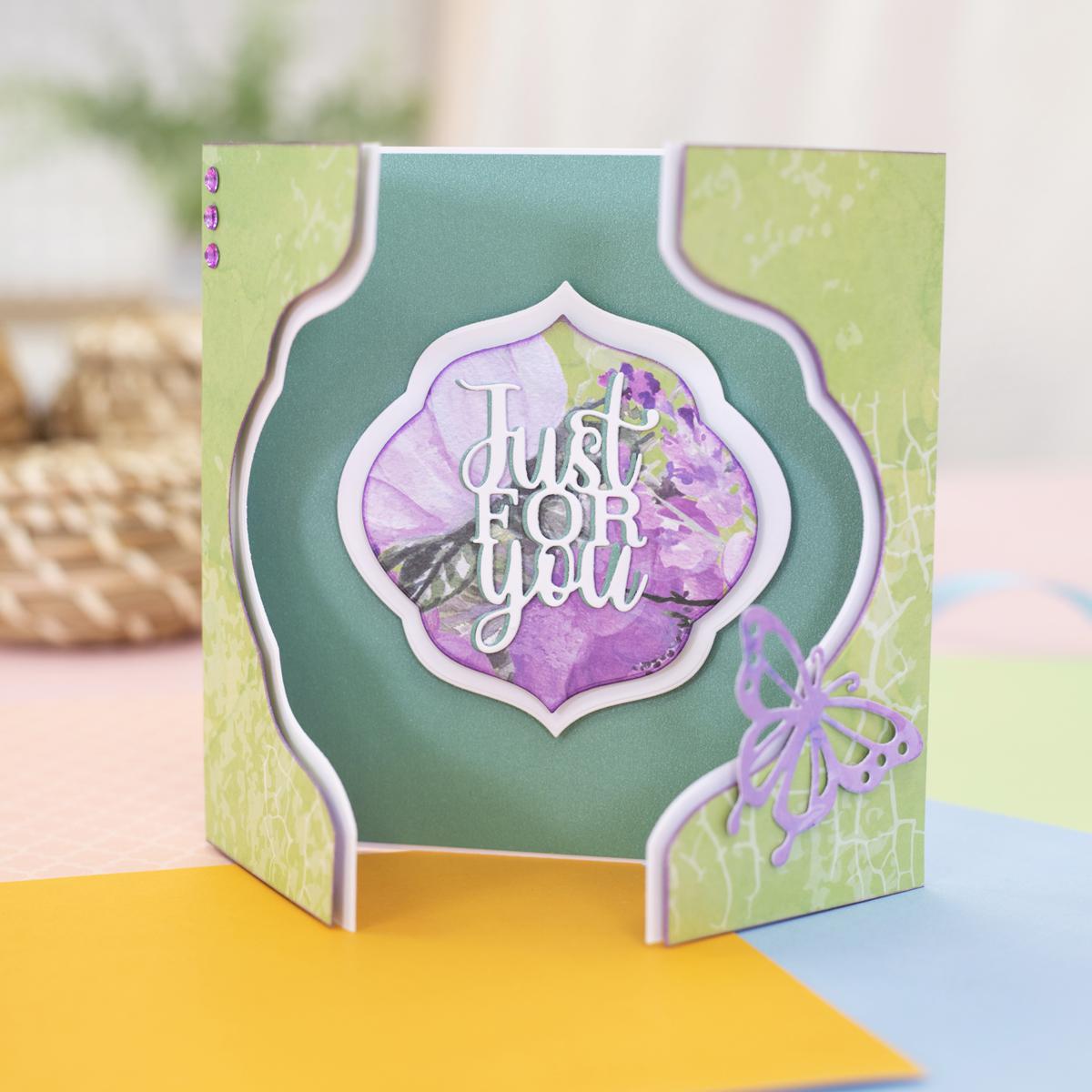 Crafter's Companion Create-A-Card Stamp and Die Kit