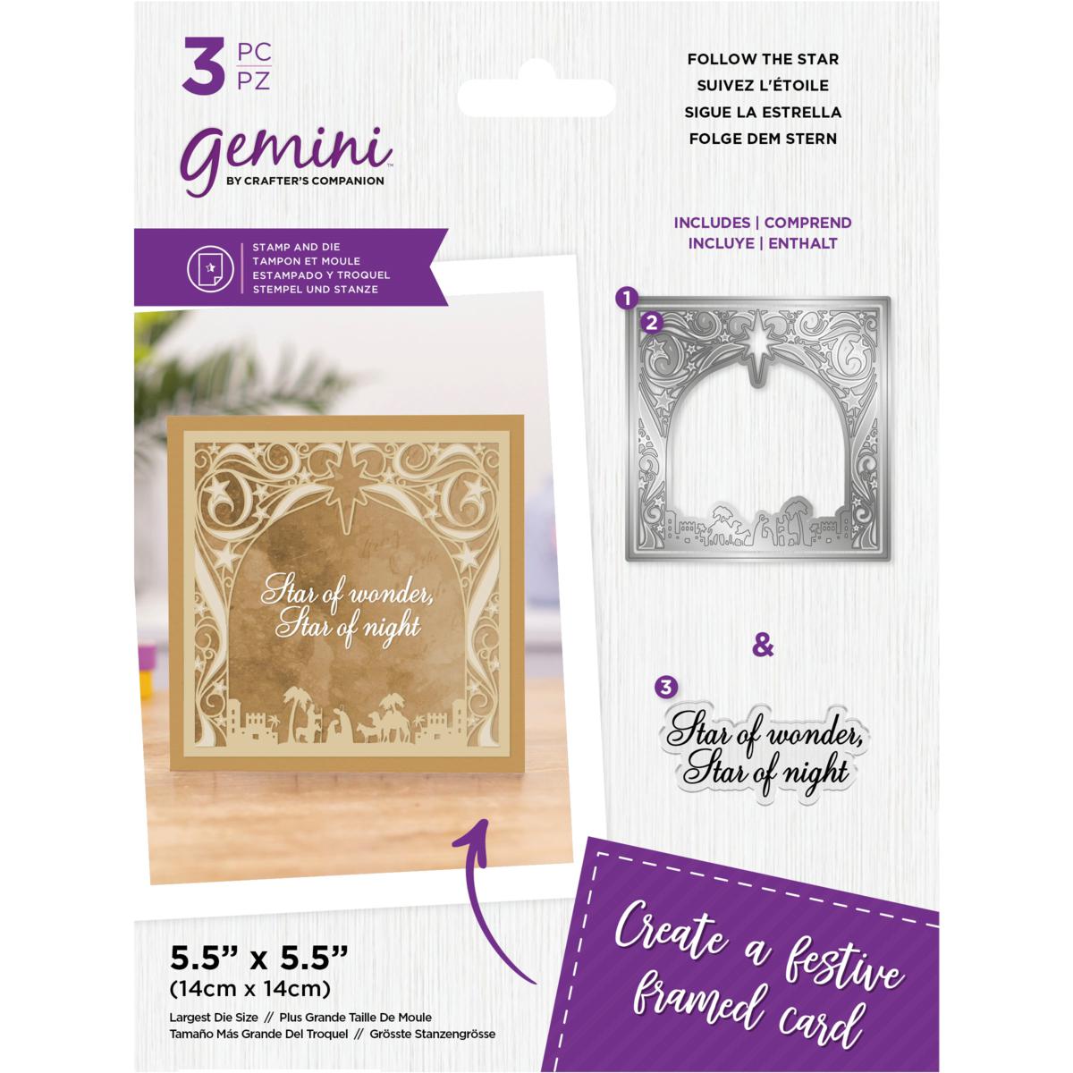 Crafter's Companion Sentiment Banner Stamp & Die Set