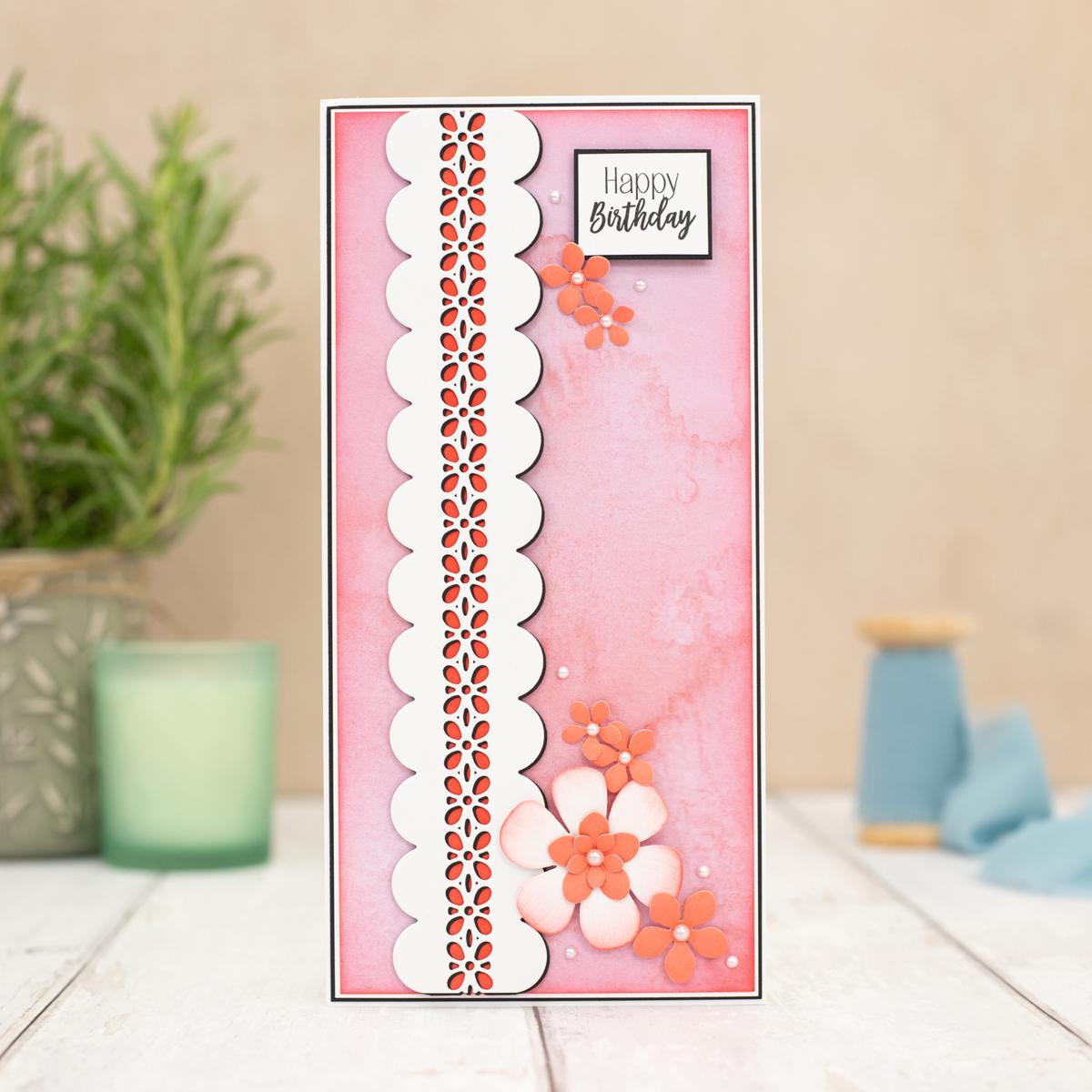 Crafter's Companion Strip Border Dies Set of 4 | HSN