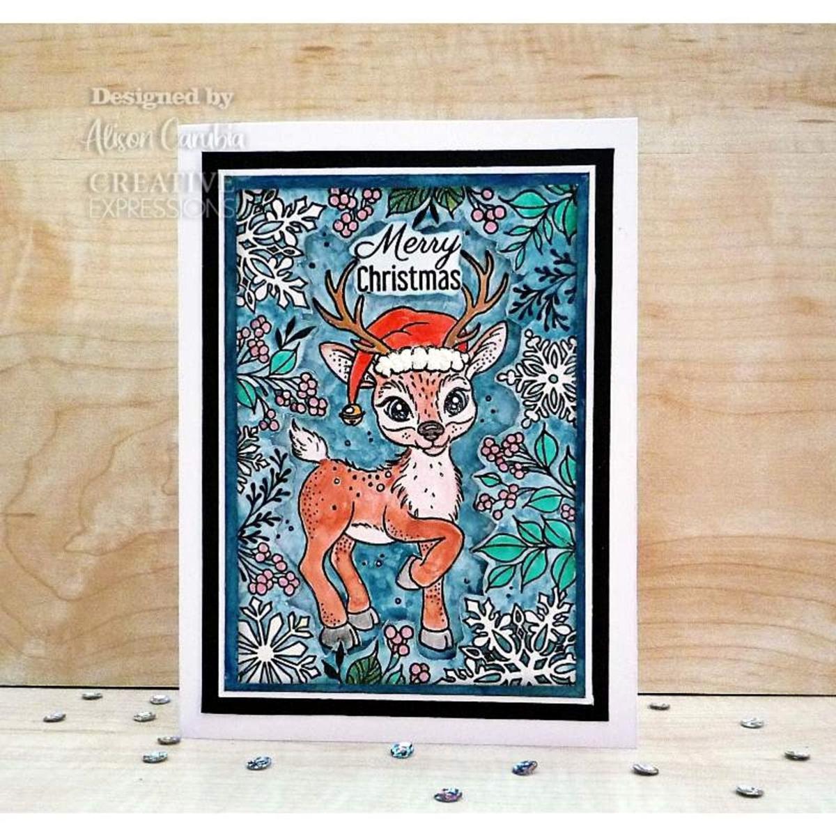 Creative Expressions Designer Boutique - Doe a Deer - Stamp Set