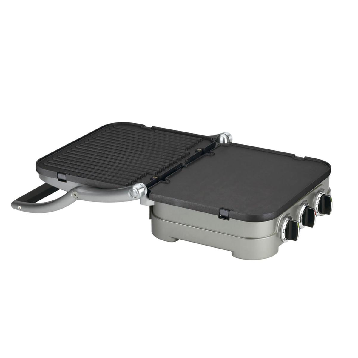 Cuisinart Griddler Countertop Grill, Brushed Stainless Steel Gr-4n