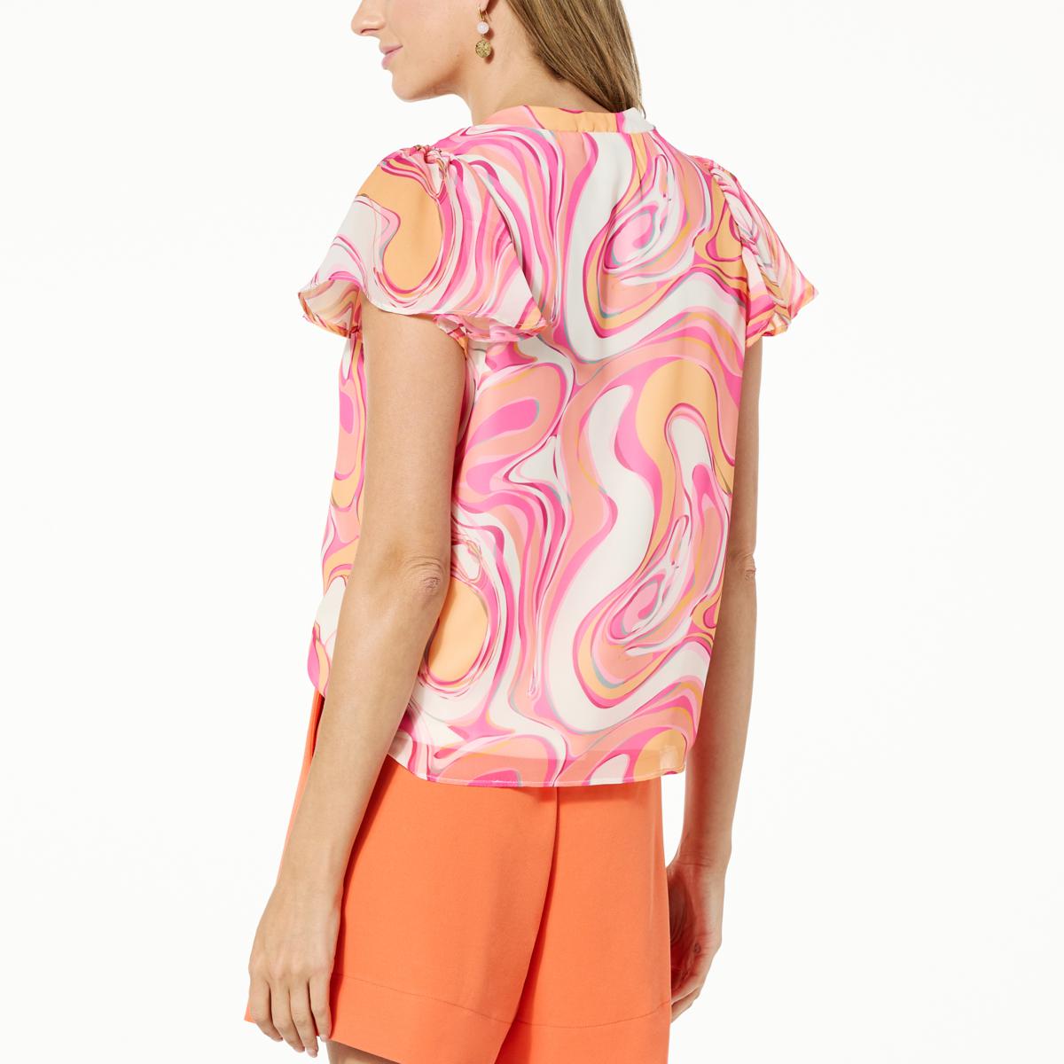 Curations x Amy Morrison Chiffon Top - 20887494