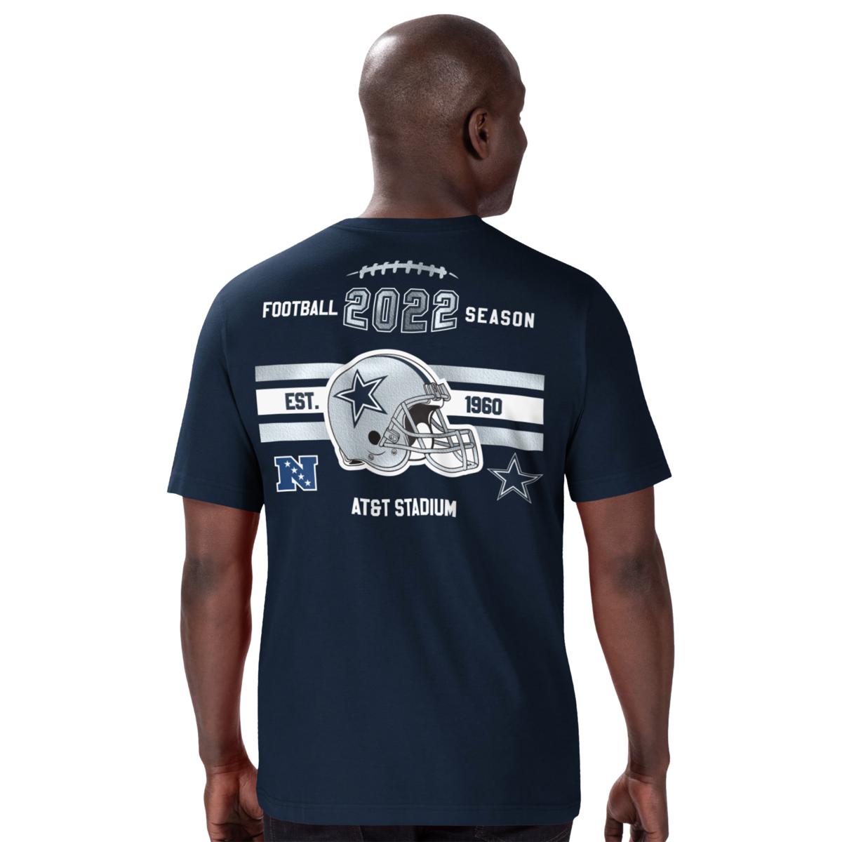 Dallas Cowboys Fanatics Branded Short & Long Sleeve T-Shirt Combo Pack -  Navy/White