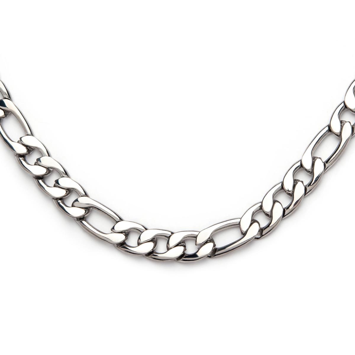 Buy Mens Stainless Steel Figaro Chain Wallet Chain Carabiner