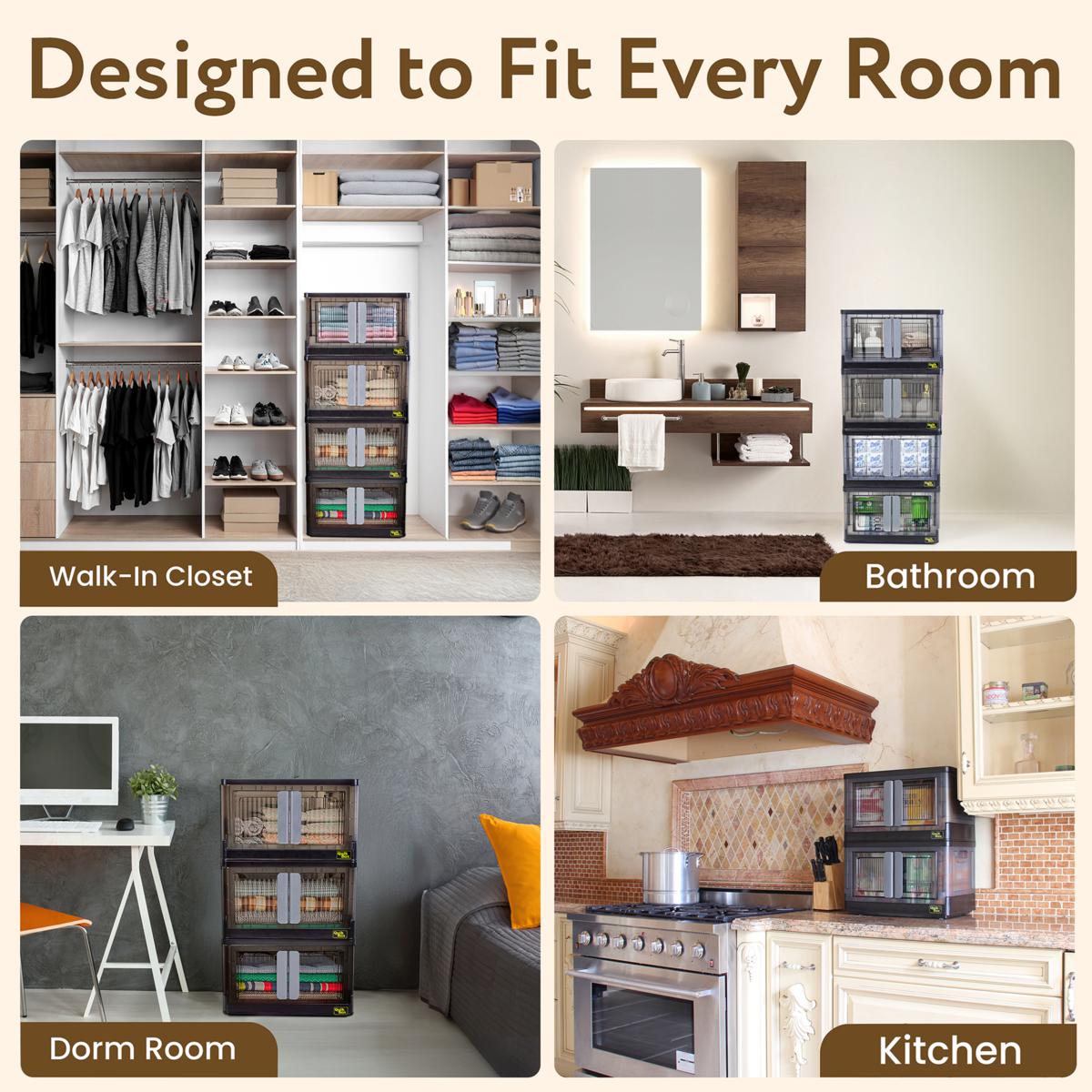 dbest Quik Box Stackable Effortless Use Storage Boxes | HSN