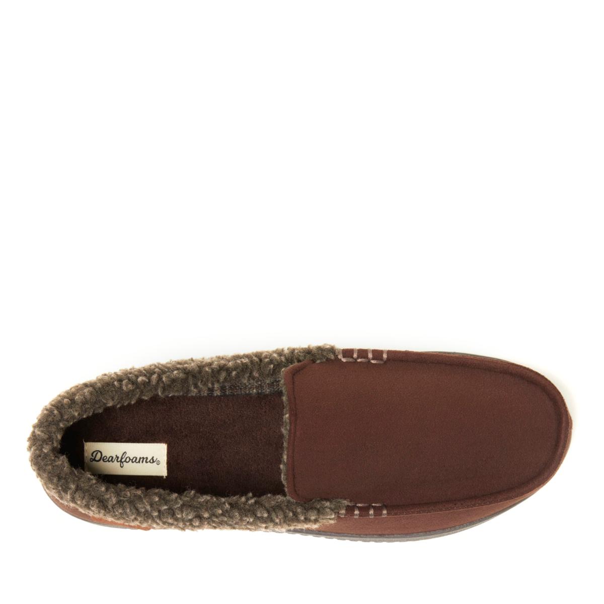 DEARFOAMS, MEN’S INDOOR/OUTDOOR WARM SLIPPERS, BROWN COLOR US SIZE 7-8, EU 40-41 NEW Boy YOUTH 6 Women Small 7-8 *EU40 41* DEARFOAMS Clog  main image 2