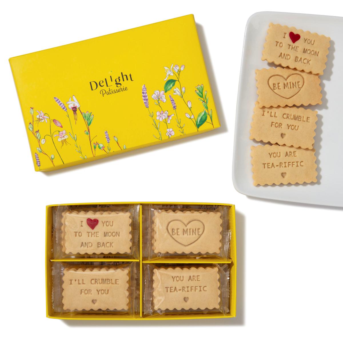 Delight Patisserie 16pc VDay Message Cookies 1/30 Ship 22894965 HSN