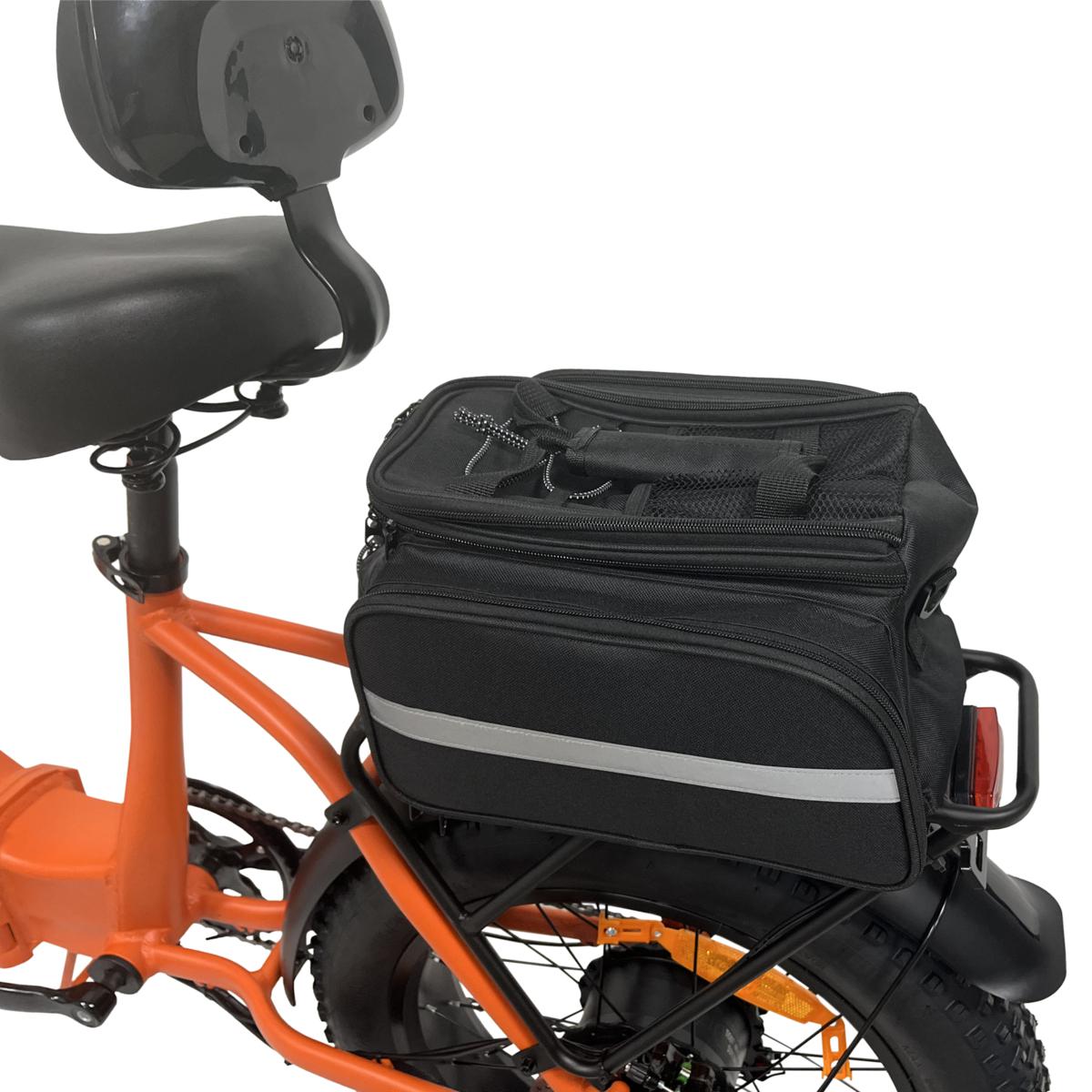 DeLorean 750W Low-Step Folding E-Bike w/Pedal Assist & Accessories - 23665858 | HSN