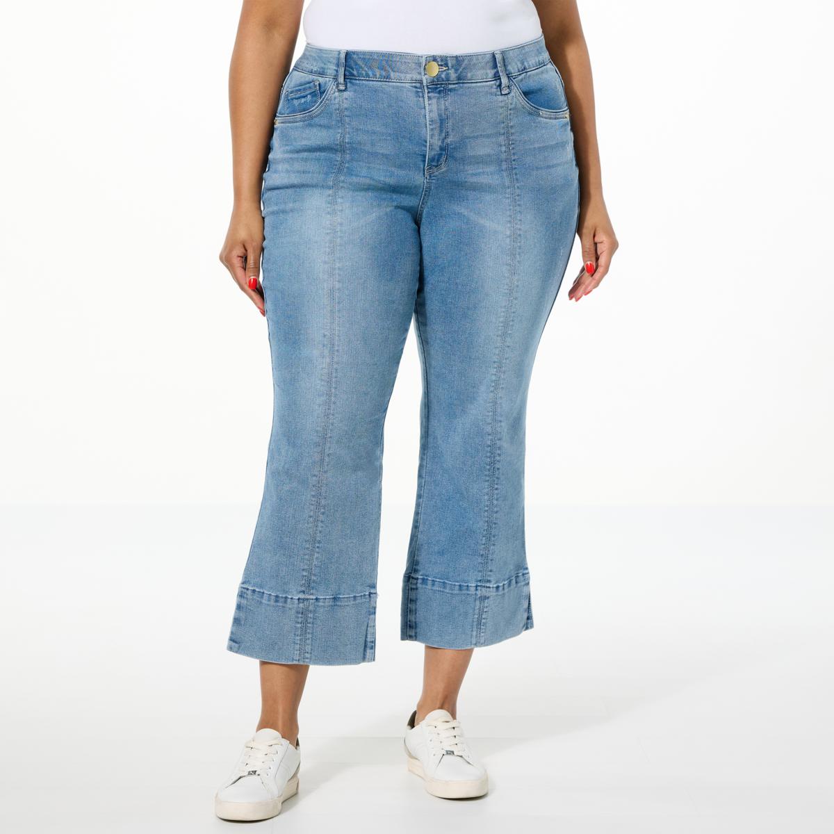 Democracy "Ab"solution® High-Rise Kick Flare Jean with Slits - 22649591 ...