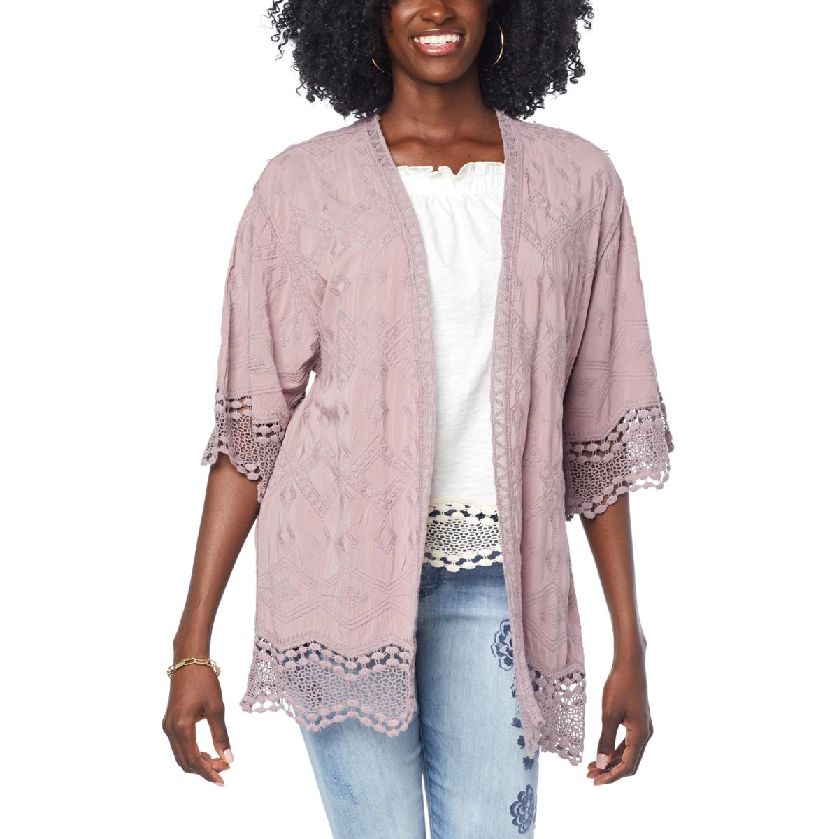 Plus size lace outlet kimono cardigan