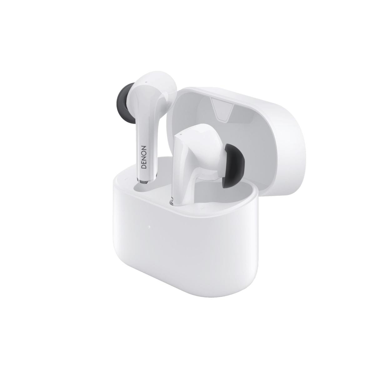 イヤホン AHC830NCWWT DENON Denon AHC830NCW TWS Noise Cancelling Headphones - White