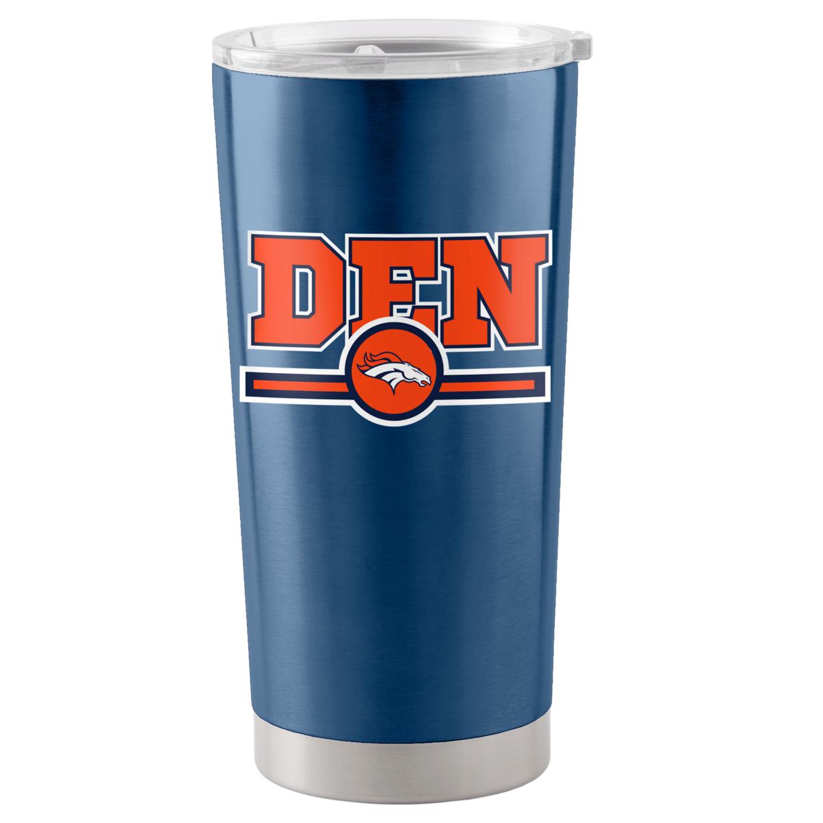 Denver Broncos 20oz. Letterman Tumbler