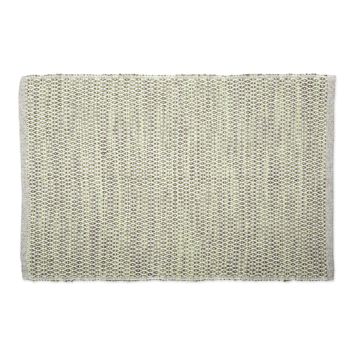 Design Imports 2' x 3' Reversible Diamond Recycled Yarn Rug
