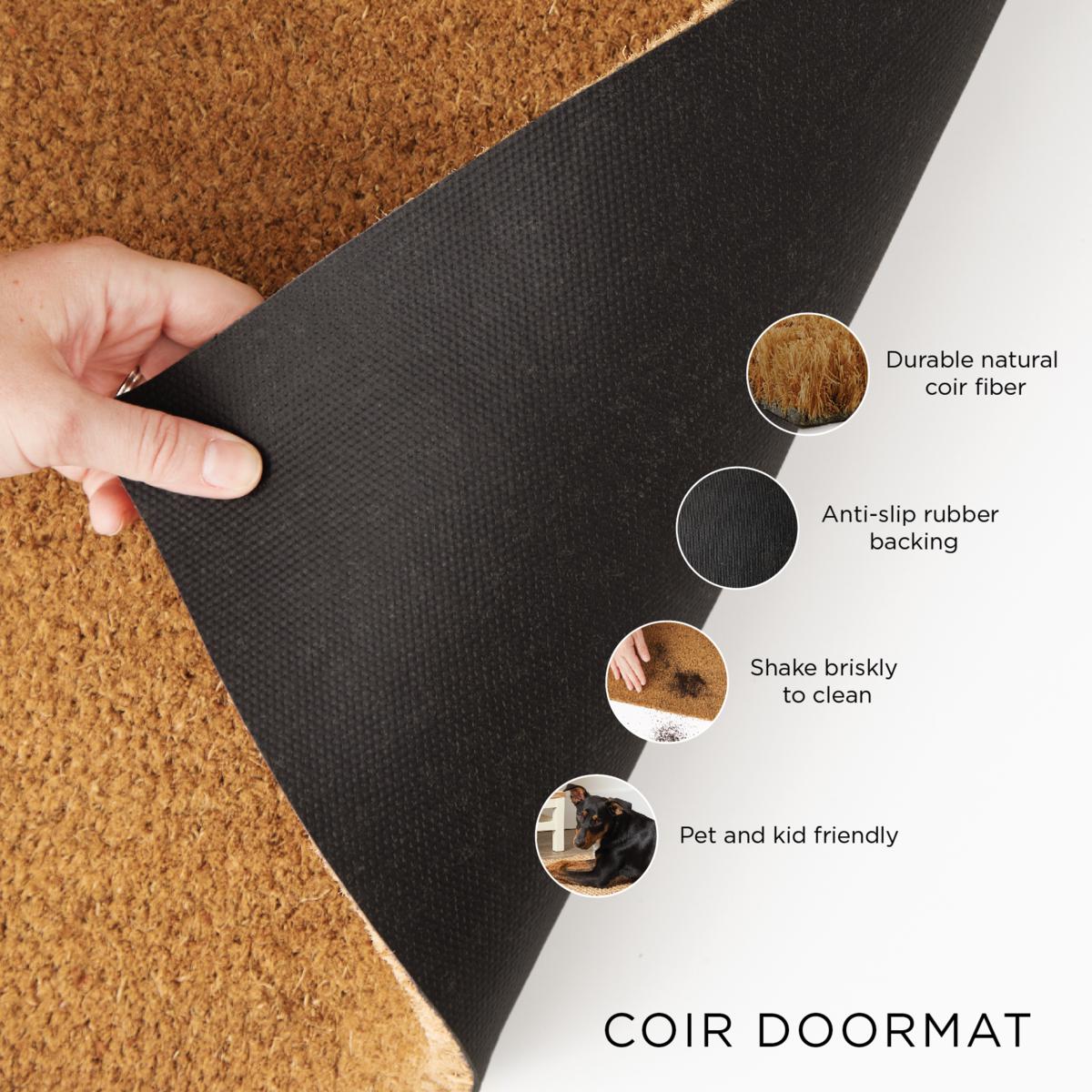 Geo Rubber Doormat