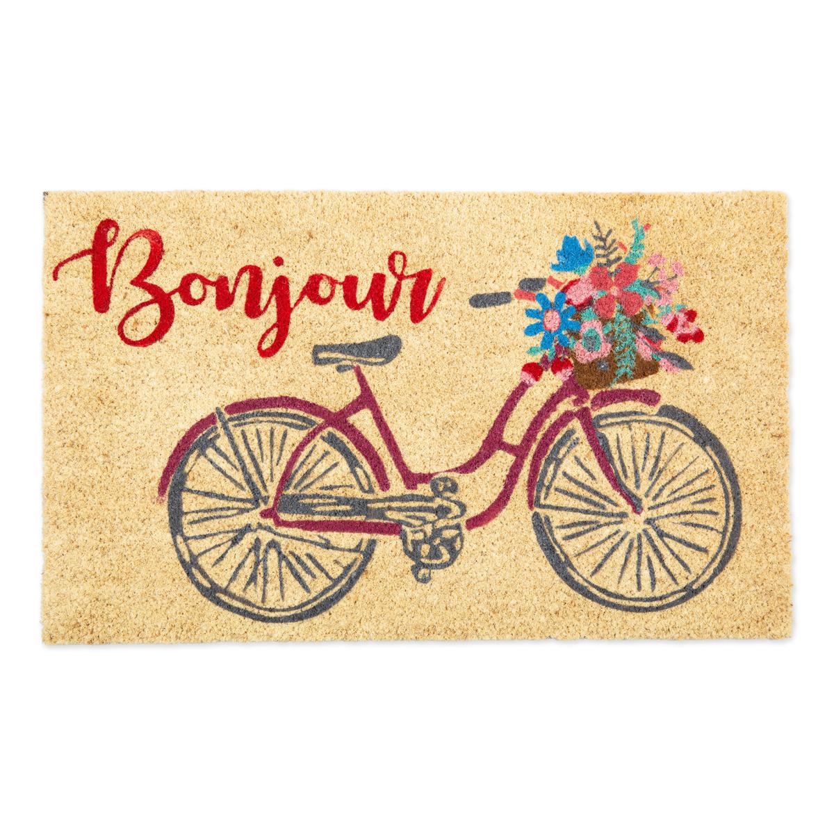 Garden Bicycle Coir Door Mat