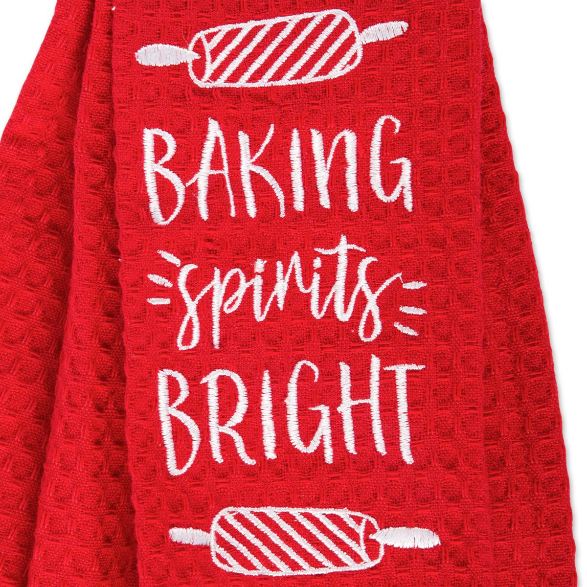 Buy Christmas Kitchen Towels. Baking Spirits Bright. This Kitchen