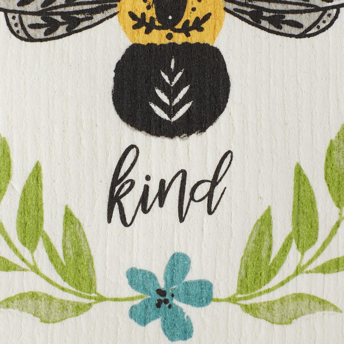 Design Imports Set of 3 Bee Kind Swedish Dishcloths - 20067498