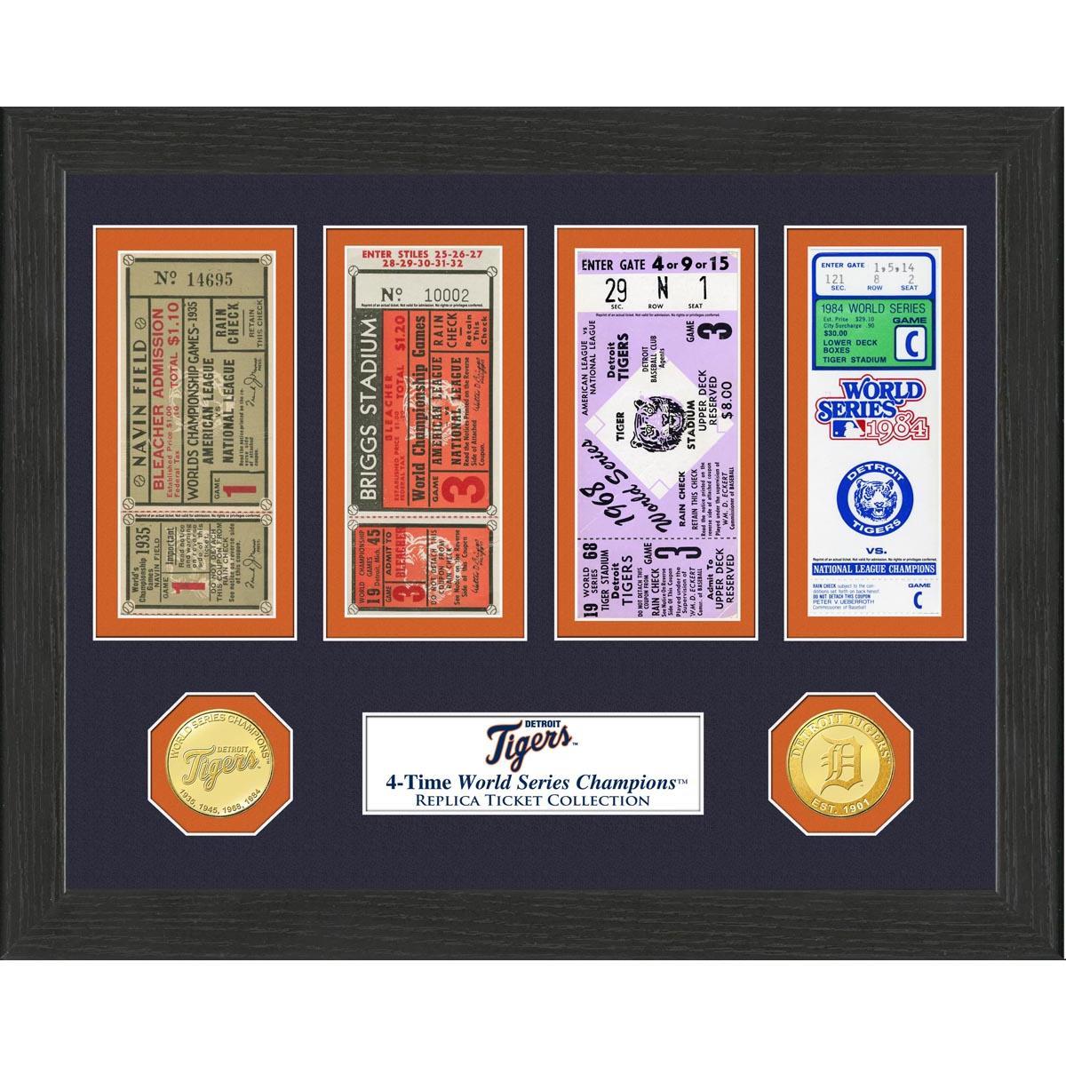 Boston Red Sox 9-Time World Series Champions Gold Coin & Ticket Collection