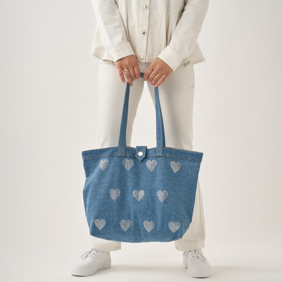 ◆EMIS◆ HEART TOTE BAGBLUE m1037_1334063 Amazon.com: Colorful Bleeding Heart Tote Bag : Clothing