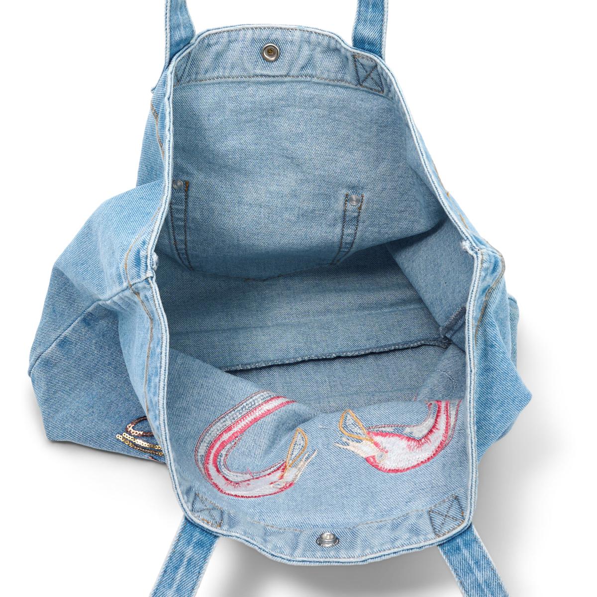 DG2 by Diane Gilman Embellished Denim Tote Bag | HSN