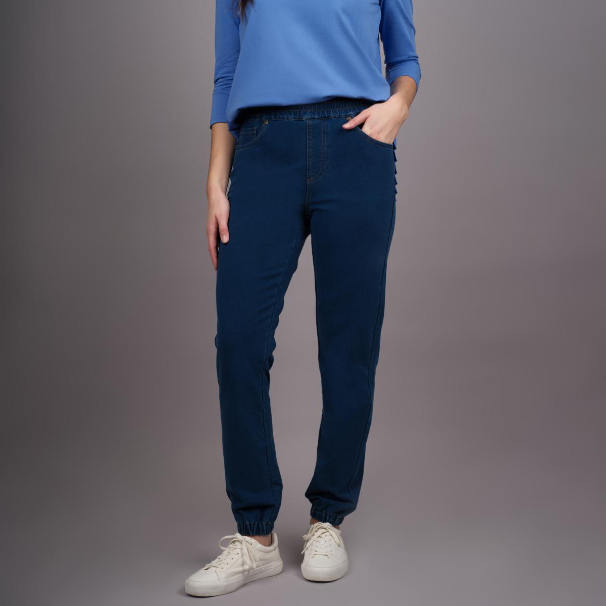 DG2 by Diane Gilman Knitflex 5-Pocket Pull-On Jogger | HSN